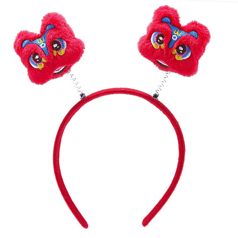 2024龍年髮箍 過年耳朵髮箍 過年髮飾 新年髮飾 喜氣 大人 小孩 喜氣 發財 蝴蝶結 流蘇 格格 中國風 2