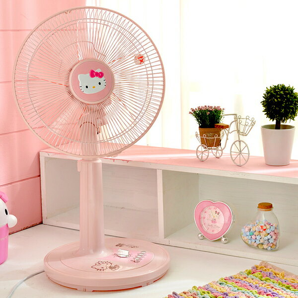 【震撼精品百貨】凱蒂貓 Hello Kitty 臺灣授權SANRIO三麗鷗 KITTY 12吋電風扇(臺灣製)#16807 震撼日式精品百貨