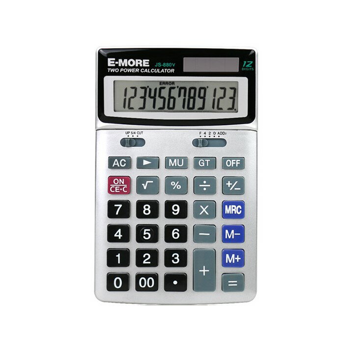 E-MORE JS-880V 商業型計算機 (12位數)