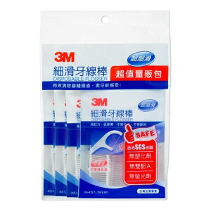 3M 細滑牙線棒 散裝 量販包 36支×4包 牙線棒 口腔清潔【金興發】
