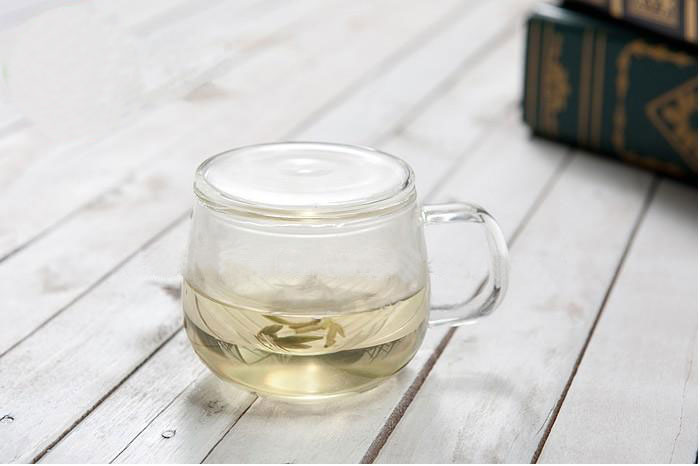 300ml玻璃杯圓趣杯手工耐熱透明水杯創意茶杯三件杯帶過濾辦公杯 2