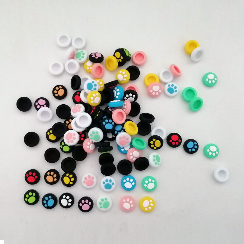 [一次一對]任天堂switch2手柄搖桿帽 卡通貓爪矽膠搖桿套 3