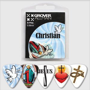 澳洲製 Grover Allman 主題系列『Christian』烏克麗麗/木吉他/電吉他 Pick 彈片【唐尼樂器】