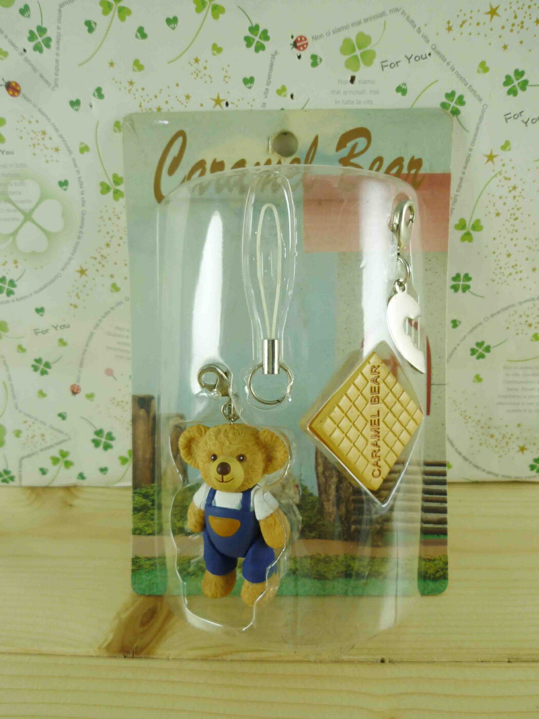 【震撼精品百貨】泰迪熊 Teddy Bear 手機吊飾-男生 震撼日式精品百貨