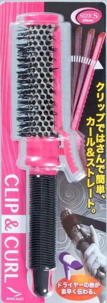 日本River Silky CLIP & CURL 神奇捲髮梳size L / s (搭配吹風機使用)【RH shop】日本代購