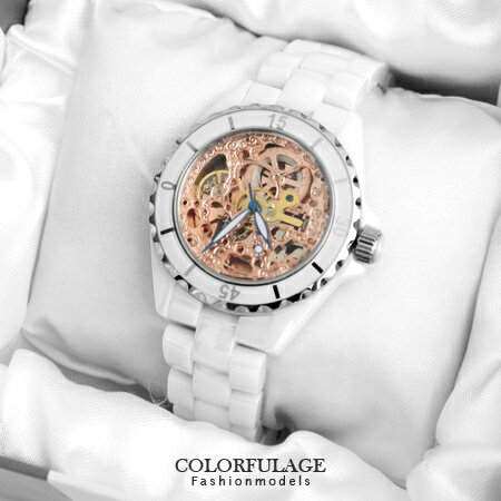 Valentino范倫鐵諾 高精密全陶瓷自動上鍊機械手錶腕錶 藍寶石鏡片 柒彩年代【NE1208】單支價格