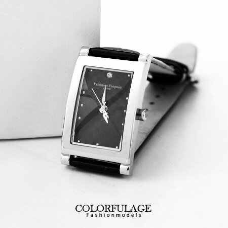 Valentino范倫鐵諾 切割美學經典格紋皮革手錶腕錶對錶 柒彩年代【NE1056】單支價格 0