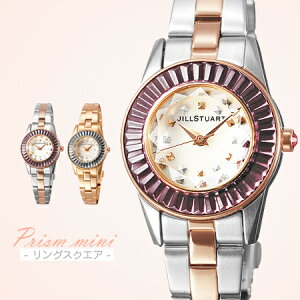 JILL STUART 方晶鋯石玫瑰金手錶 都會時尚新女性金屬腕錶 柒彩年代【NE1017】原廠公司貨