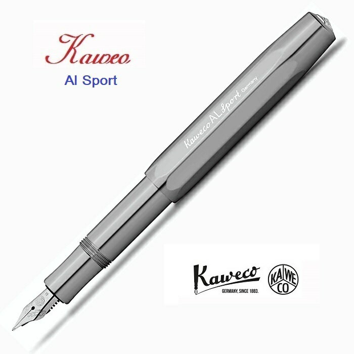 德國KAWECO AL SPORT系列 純鋁鋼筆*金屬灰
