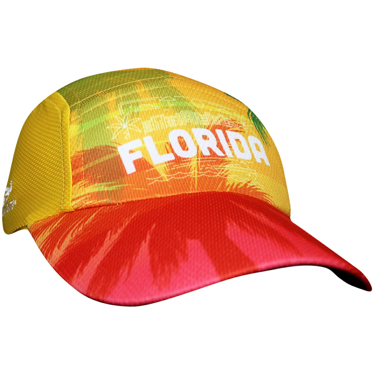 騎跑泳者 - HEADSWEATS 汗淂(運動帽領導品牌) 運動帽-加州棕櫚.Florida Pastel Palms