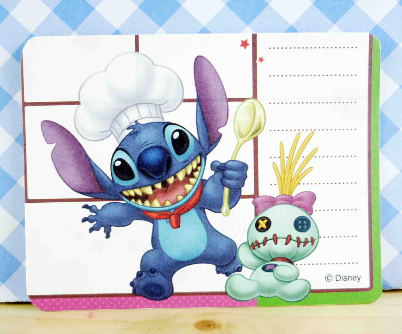 【震撼精品百貨】Stitch 星際寶貝史迪奇 卡片-廚師 震撼日式精品百貨