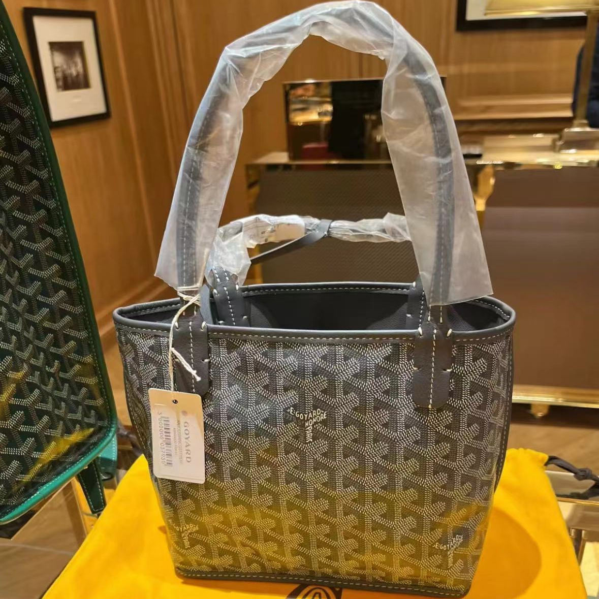 法國Goyard/戈雅雙麵包迷你tote托特包mini子母手提單肩包