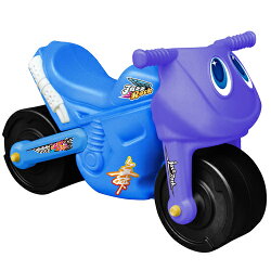 寶貝樂 小爵士摩托車造型學步助步車(藍)(BTCA17B)