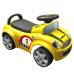 【寶貝樂】摩登賽車造型助步車-黃(BTRT536Y)