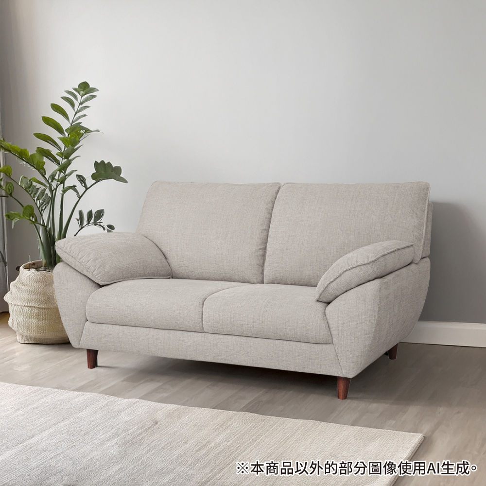 ◎布質2人用沙發 SL02 BE NITORI宜得利家居
