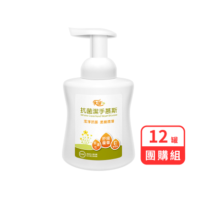 【團購組】禾護 抗菌潔手慕斯 (280ml/瓶)【杏一】