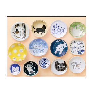 日本製😻ねこ-まるけ😻NEKO-marche😻獨一無二的13隻貓系列~來自5人創意思維!小鉢·中平/小皿·取皿。快速出貨