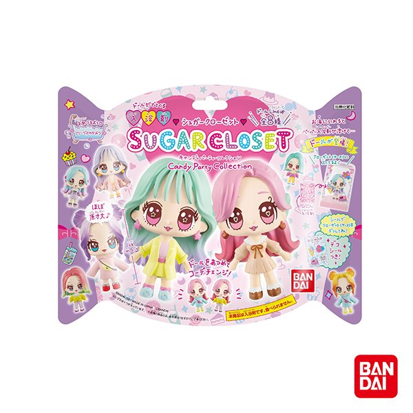 日本Bandai Sugar Closet入浴劑Ⅲ(附時髦小女孩公仔)(4549660624745) 216元