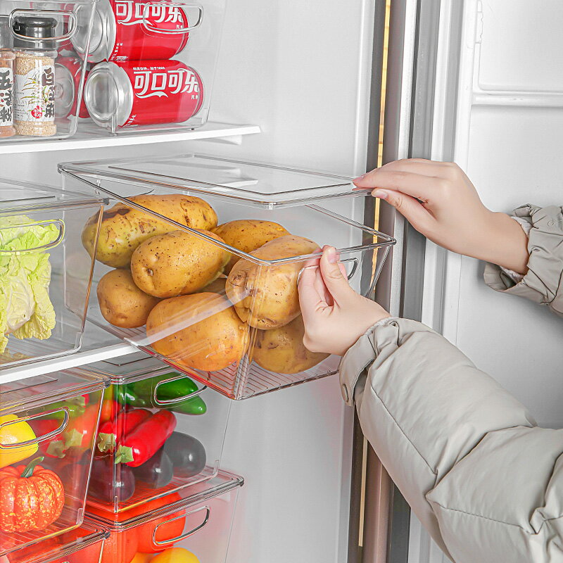 廚房冰箱收納盒保鮮盒冰箱專用透明食品級水果雞蛋食物冷藏冷凍