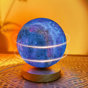 3D梦幻旋转星球灯彩球灯卧室床头台灯智能网红送朋友礼物灯