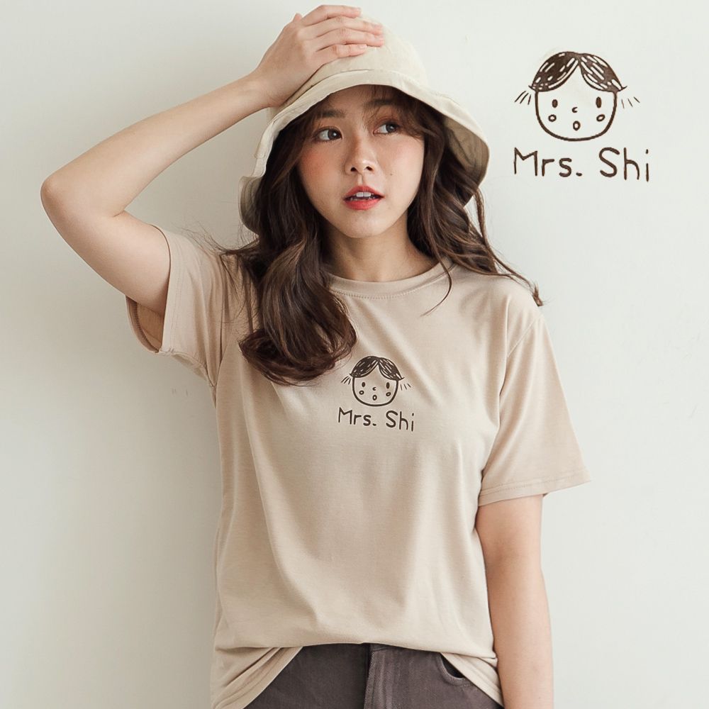 Mrs.shi男孩棉質上衣