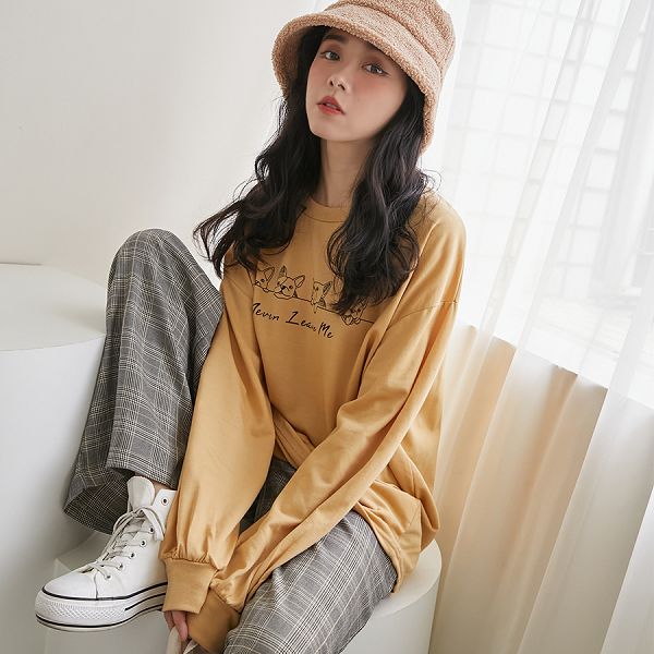 ★限時下殺$229★MIUSTAR 正韓-法鬥四連拍細絨棉質上衣(共4色)0214 預購【NL0205RE】 1
