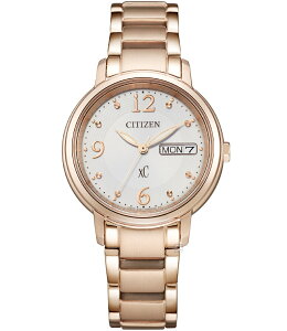CITIZEN 星辰錶 xC 自信魅力光動能腕錶(EW2426-54A)-32mm-白面全玫瑰金鋼帶【刷卡回饋 分期0利率】