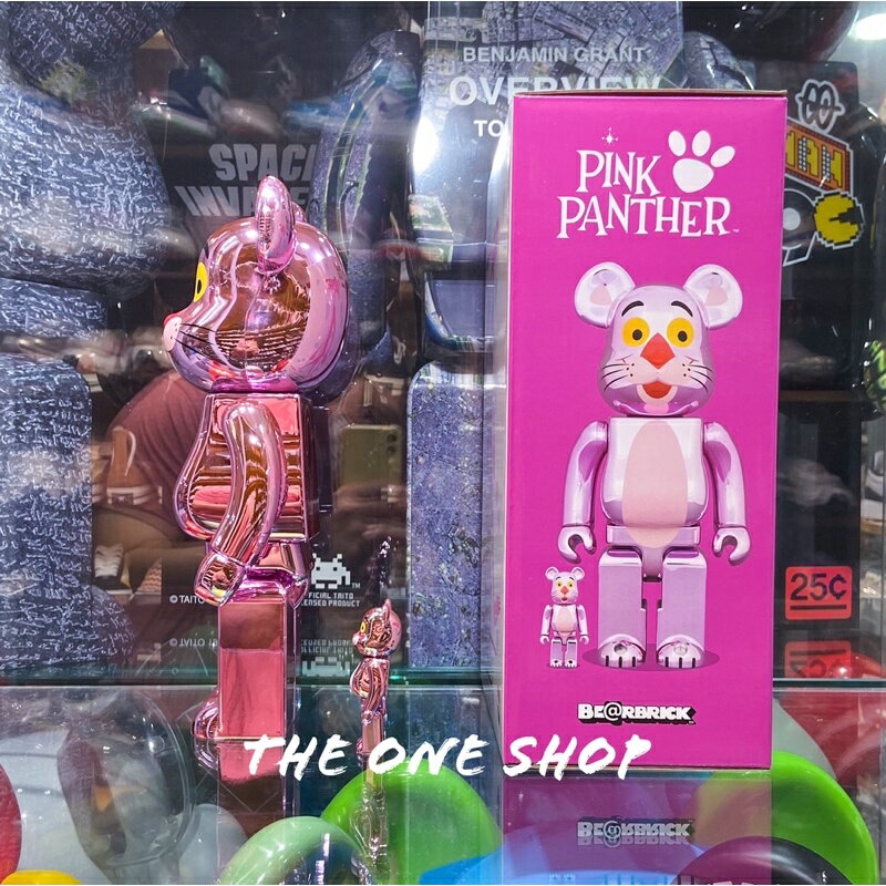 TheOneShop BE@RBRICK Pink Panther 電鍍粉紅豹頑皮豹電鍍頑皮豹400