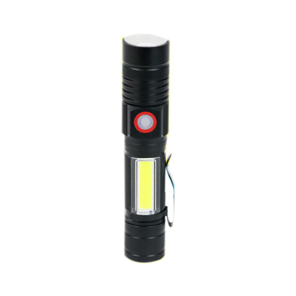 KINYO 充電式T6高亮度手電筒1500流明 附18650電池【九乘九購物網】