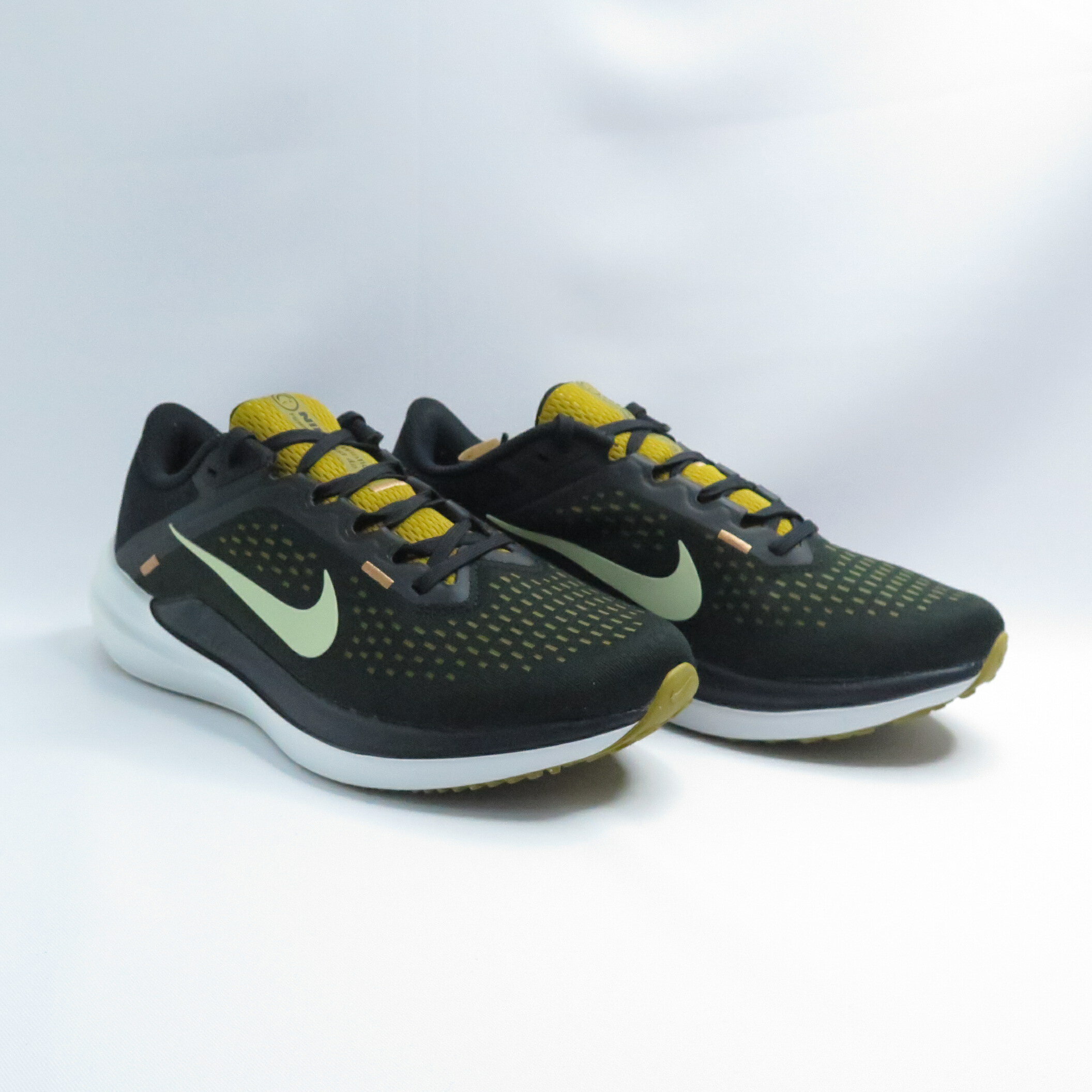 Nike DV4022009 Air Winflo 10 男 跑鞋 舒適回彈 黑x琥珀棕 大尺碼【iSport愛運動】