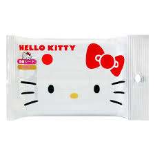大賀屋 hello kitty 消毒 紙巾 濕紙巾 15枚 嬰幼兒 隨身包 凱蒂貓 三麗鷗 正版授權 J00014167