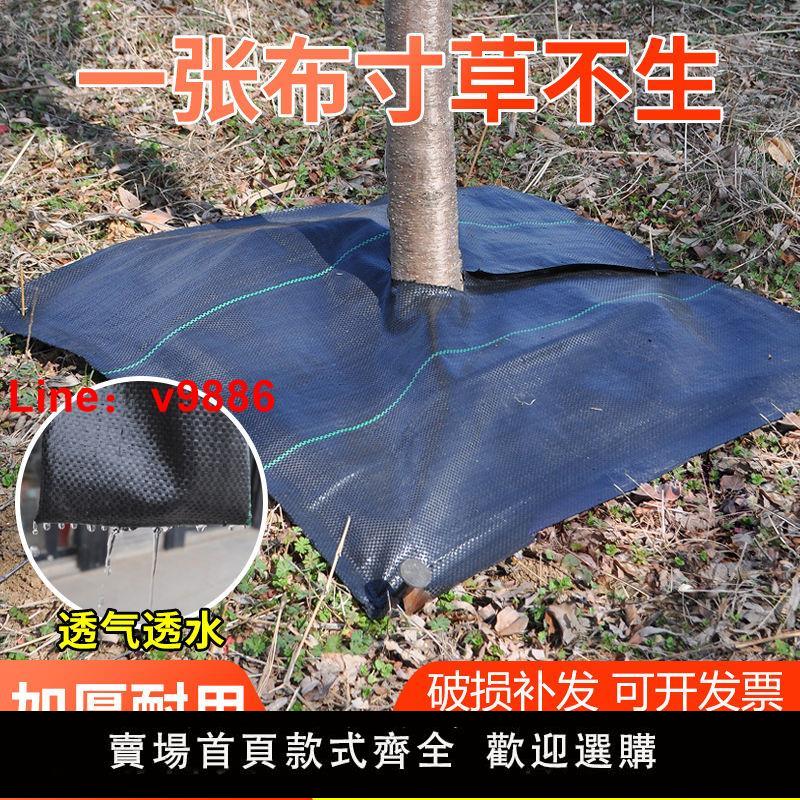 【臺灣公司保固】防草布切片果園果樹除草布打孔單片遮草蓋草農用園藝地布透氣透水