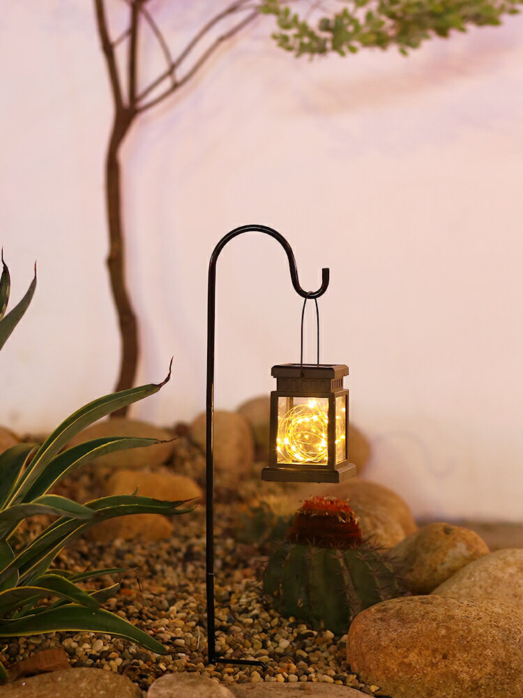 太陽能燈戶外庭院燈家用防水室外燈花園陽臺浪漫裝飾燈星星小夜燈