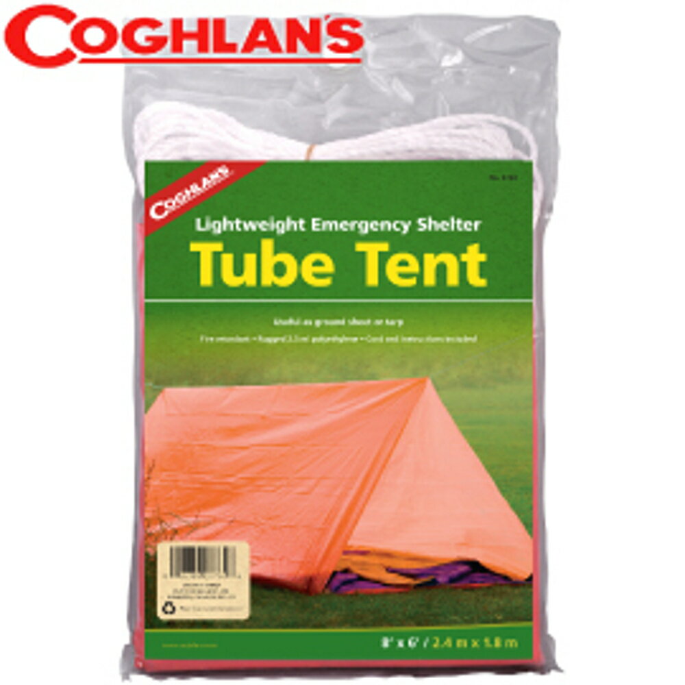 【COGHLANS 加拿大 緊急二人帳 Tube Tent 】8760//緊急帳篷/天幕/自行車/環島/登山/露營