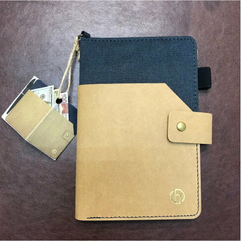 【HARK】 水洗牛皮紙多功能護照夾_內附取卡針可自行加長短掛繩 3