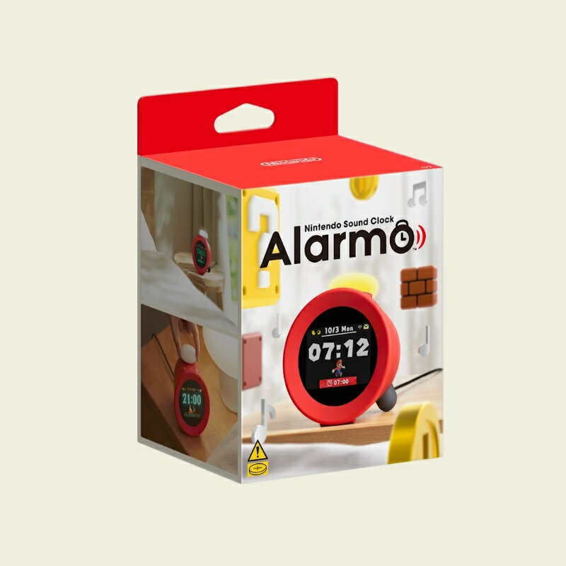 【AS電玩】 Nintendo Sound Clock Alarmo 臺灣公司貨 鬧鐘 互動式鬧鐘