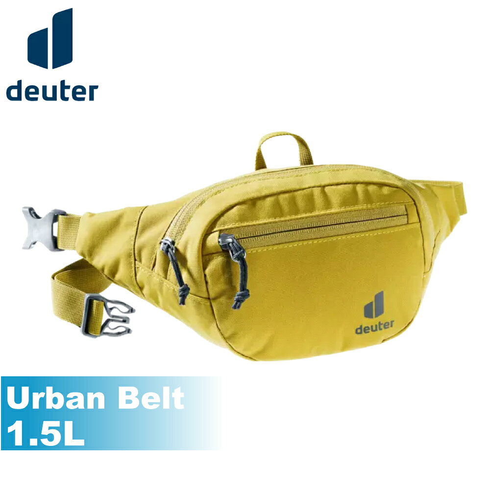 【Deuter 德國 Urban Belt 1.5L 腰包《薑黃》】3910420/隨身腰包/臀包/耐磨/抗撕裂