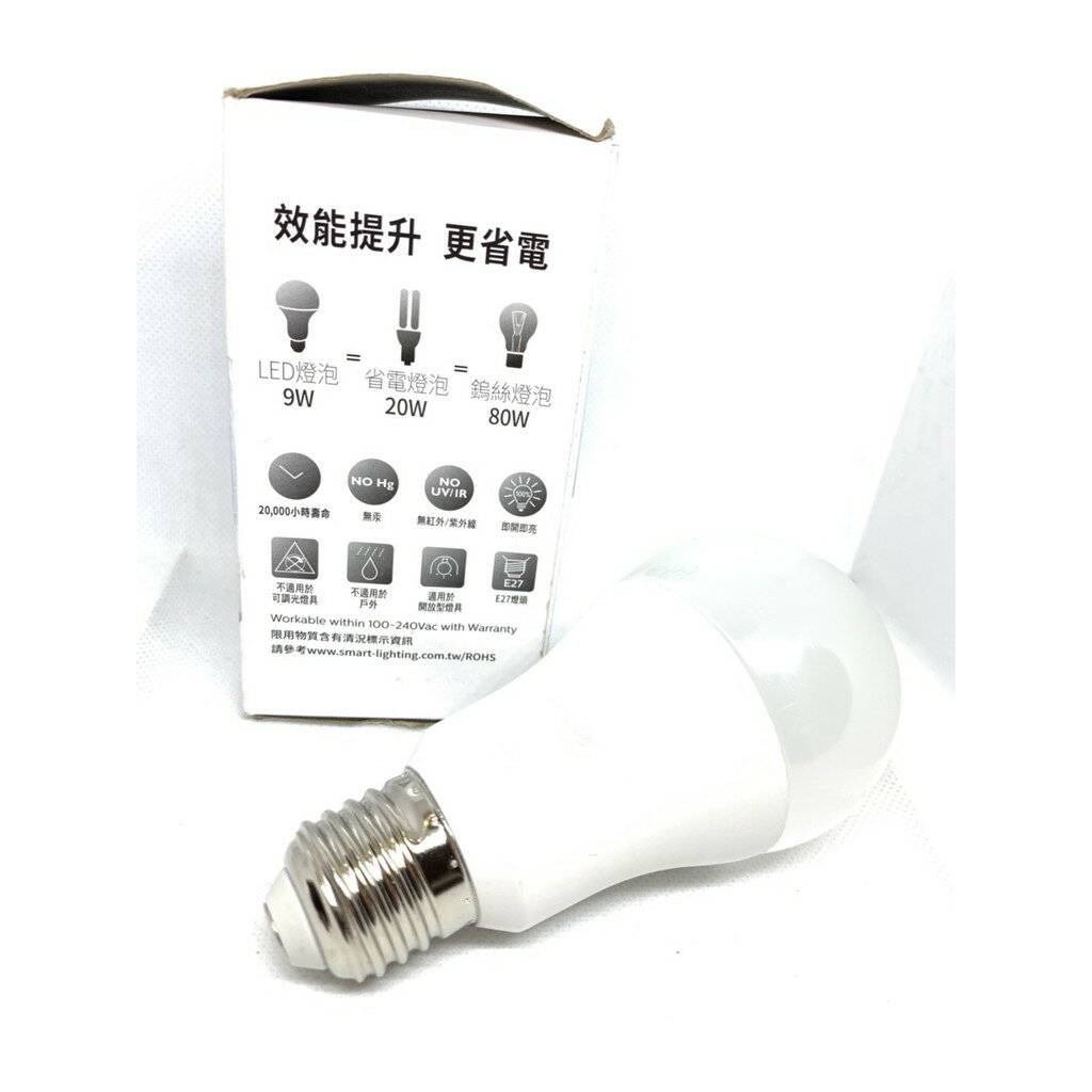 PHILIPS LED球泡燈 9W 11W 12W E27 易省球泡 A60 3000K 4000K 6500K 全電壓 1