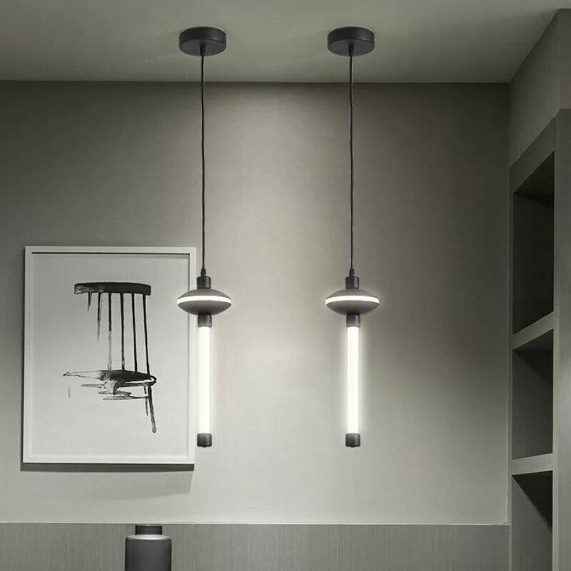 北歐輕奢臥室吊燈創意簡約廚房餐廳書房燈現代背景墻LED溫馨燈具