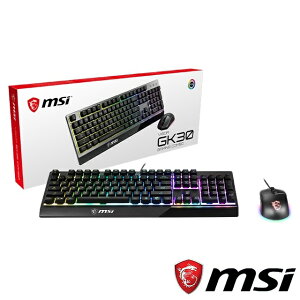 (現貨)MSI微星 GK30 COMBO 電競有線鍵盤滑鼠組