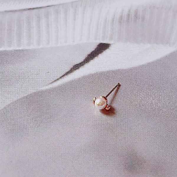 現貨專區｜靈動小狗銀針耳環-甜心粉(BPES18-P)｜送禮精選店家★Reyna jewelry 女王飾品