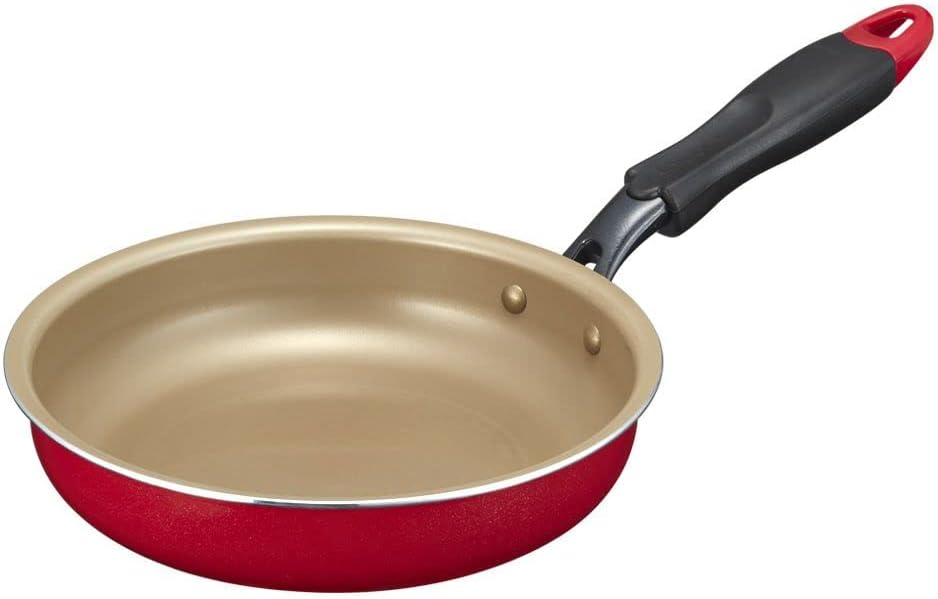 日本新款  DOSHISHA evercook 20cm 不沾 平底鍋 不沾鍋 耐磨 電磁爐可用 EIFP20RD2 日本代購