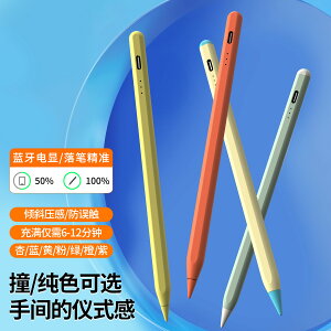 楓林宜居 主動式彩色快充電蘋果電容筆applepencil 適用iPad專用繪畫手寫筆
