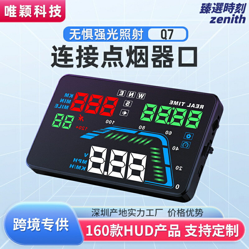 【高畫質投影】車載HUD 抬頭顯示器 車用顯示屏 汽車改裝 速度投影 GPS導航 通用型 高畫質顯示 行車資訊 即時投影 安全駕駛輔助