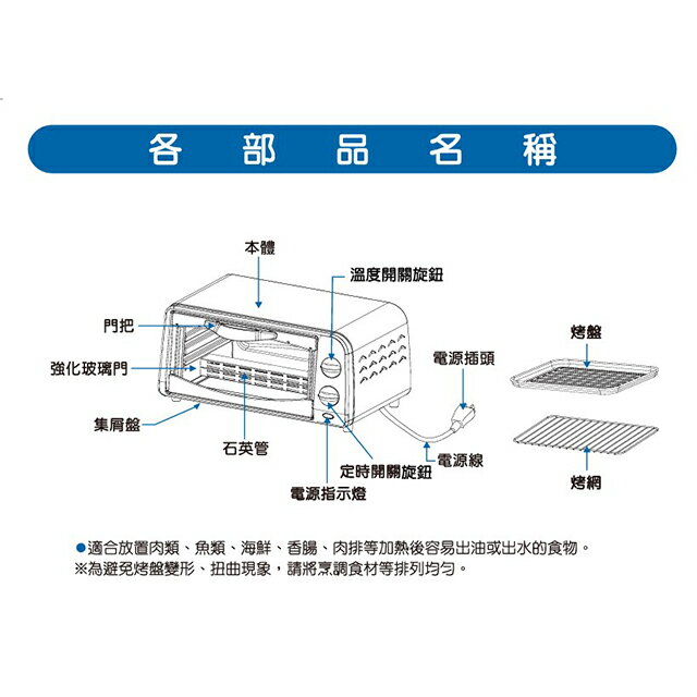SANLUX 台灣三洋SK-09C 電烤箱(9L) 7 SANLUX 台灣三洋SK-09C 電烤箱(9L) 7