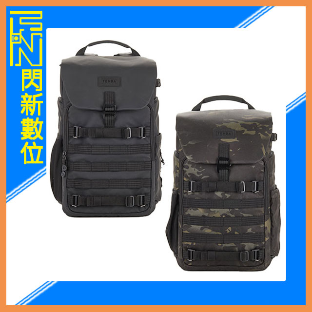 TENBA Axis V2 LT 20L 二代 軸戰術 輕型 後背包 攝影包 黑色/迷彩黑(公司貨)