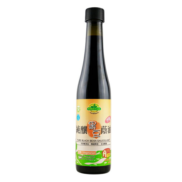 味榮-純釀黑豆蔭油(油露) 420ml/瓶