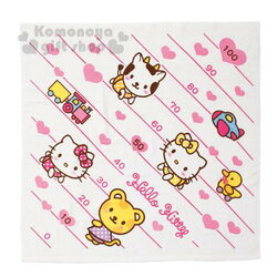 〔小禮堂嬰幼館〕Hello Kitty 嬰兒包巾《大.白.朋友.愛心.身高尺》四季皆適用