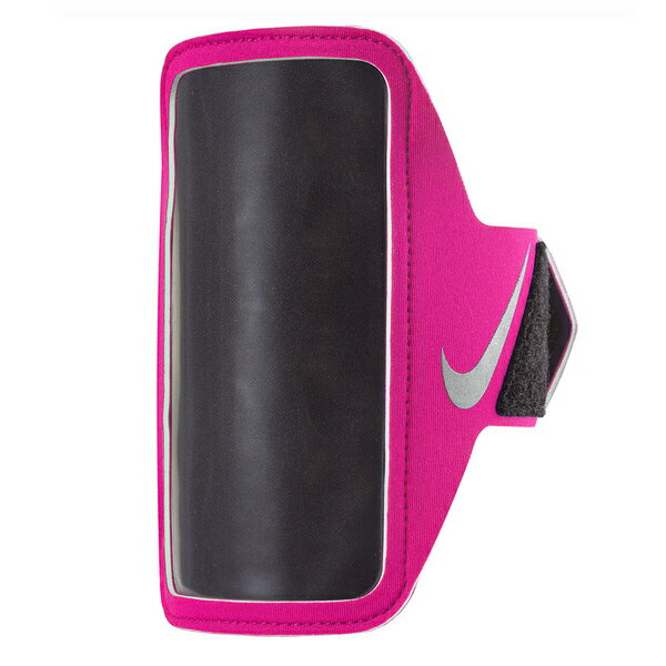 Nike Lean Arm Band [NRN65619OS] 運動 慢跑 自行車 輕量 手機 臂包 5吋 粉紅 銀