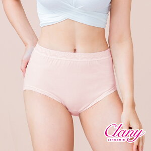 【可蘭霓Clany】 台灣製親膚高腰透氣95%棉質M-2XLQ加大尺碼內褲 包臀包覆 清甜粉 2195-31